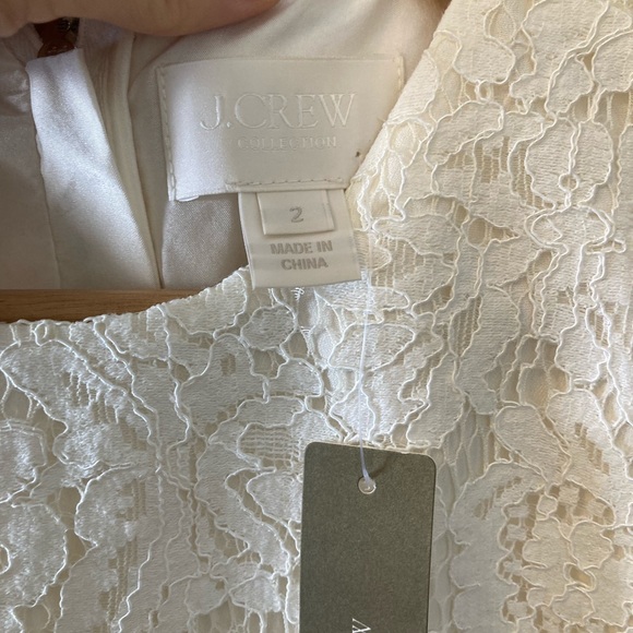 NEW J Crew Bridal Collection lace crop top - Picture 3 of 4
